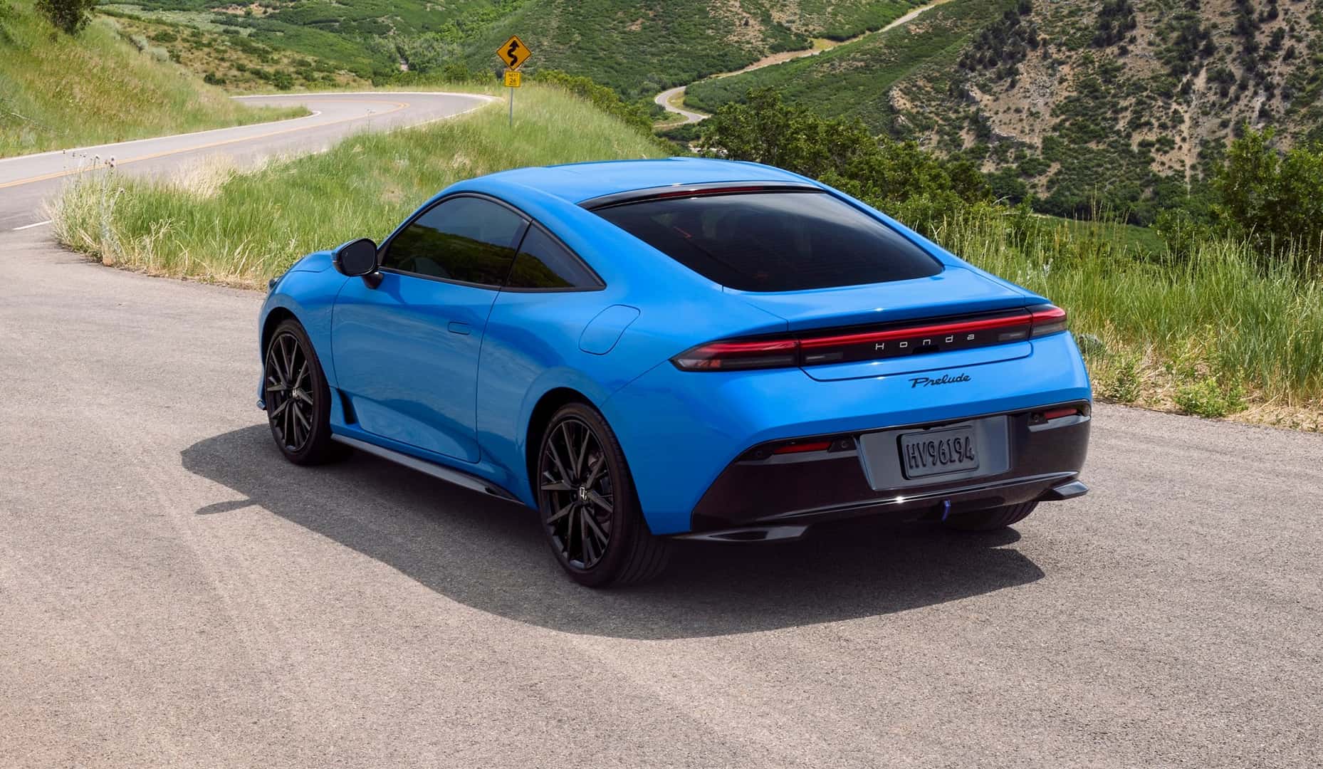 2026 Honda Prelude Rear View on Road