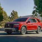 2026 Honda Pilot Elite Side Profile View Driving