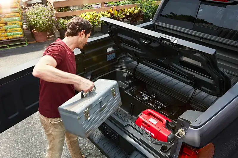2026 Honda Ridgeline Cargo Space Organization
