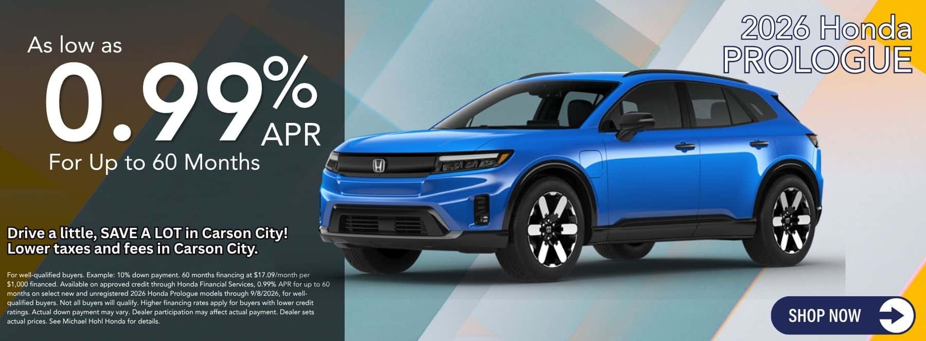 August Prologue APR Offer Deal