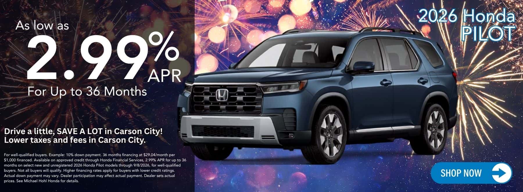 July Pilot APR Offer