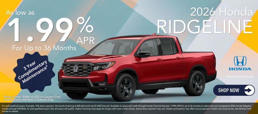 New 2026 Honda Ridgeline