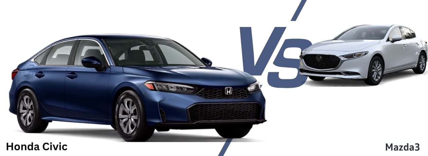 2026 Honda Civic vs Mazda3