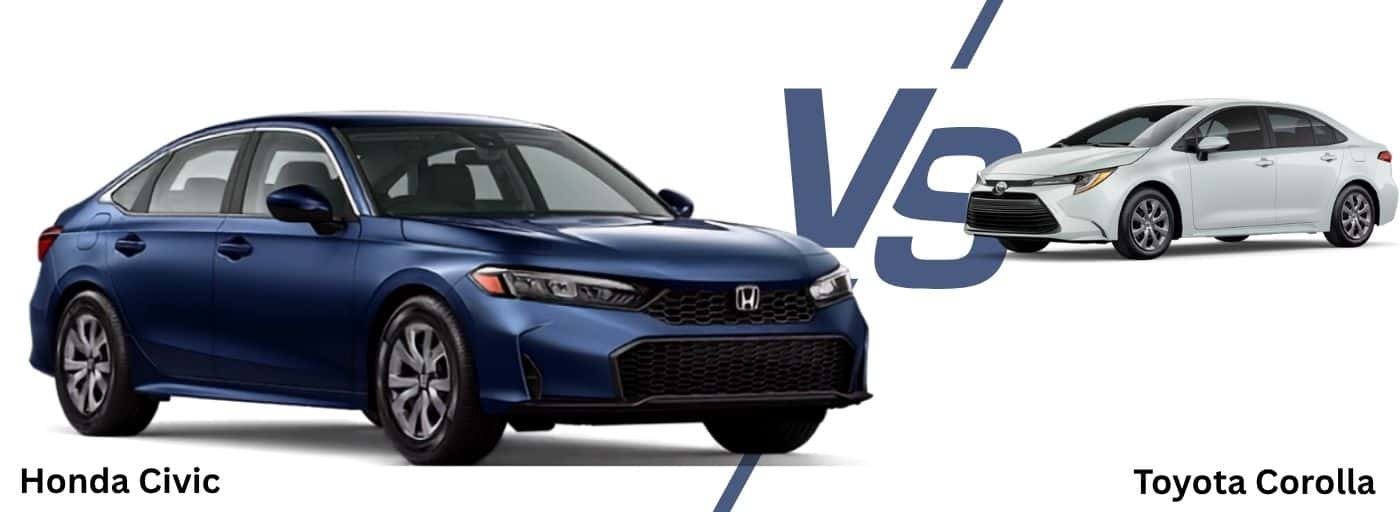 2026 Honda Civic vs Toyota Corolla