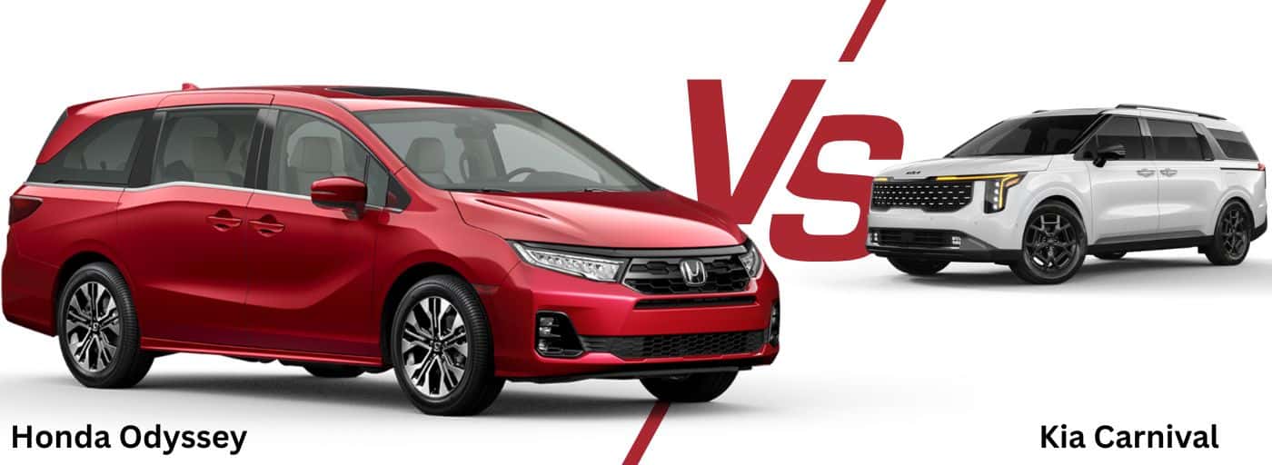 2026 Honda Odyssey vs the Kia Carnival