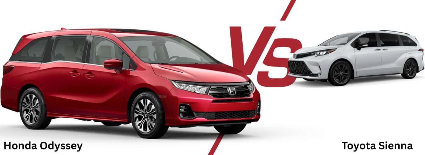 2026 Honda Odyssey vs the Toyota Sienna