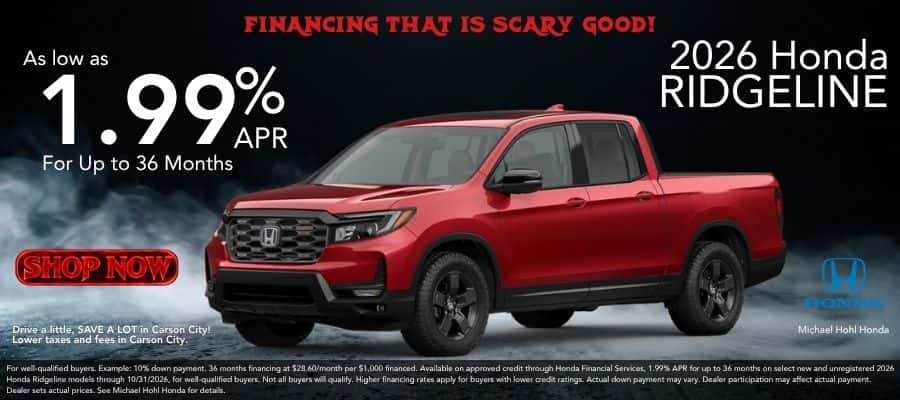 New 2026 Honda Ridgeline