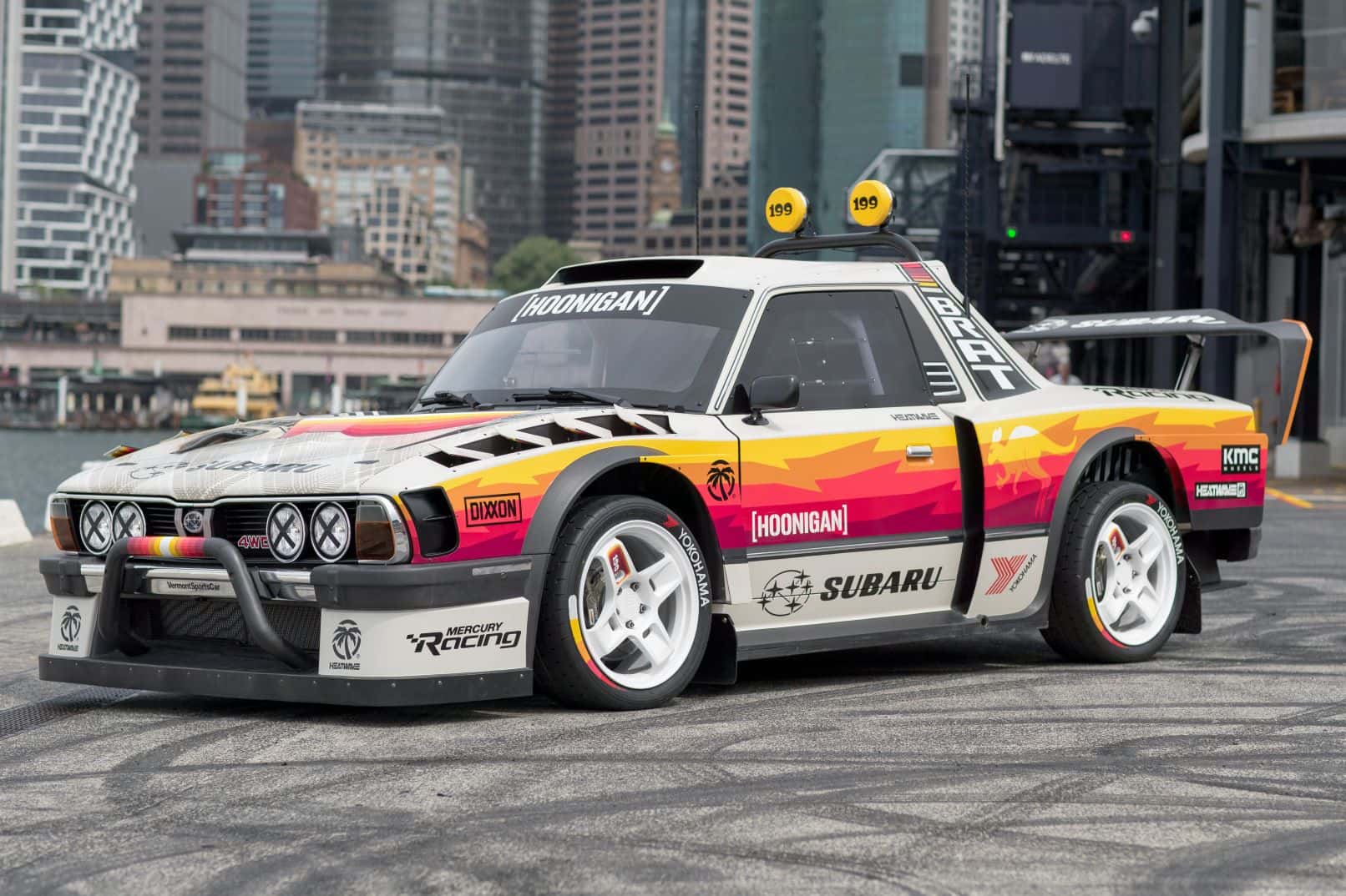 2026 Gymkhana Travis Pastrana Subaru Brataroo 9500 Turbo driver