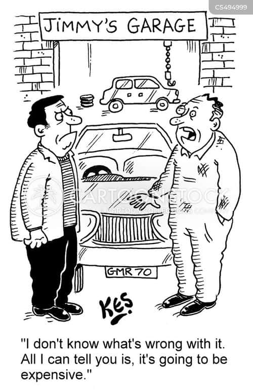 Garage Automobile Car Shot Cartoon