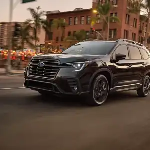 2026 Subaru Ascent in Motion in City