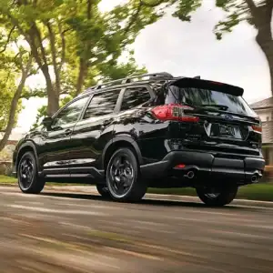 2026 Subaru Ascent Driving by House