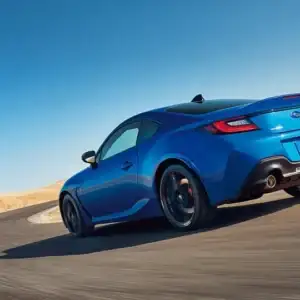 2026 Subaru BRZ Rear View in Motion