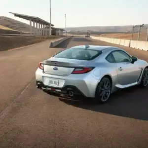 2026 Subaru BRZ Rear and Passenger 3/4 View
