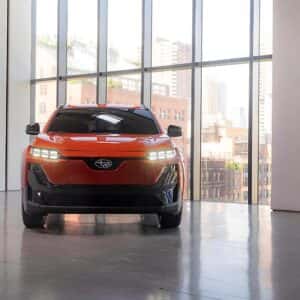2026 Subaru Uncharted Habanero Orange Metallic front view