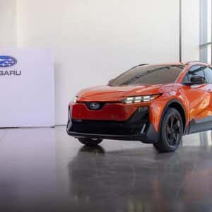 2026 Subaru Uncharted Habanero Orange Metallic in showroom