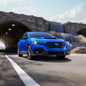 2026 Subaru WRX Front View Blue