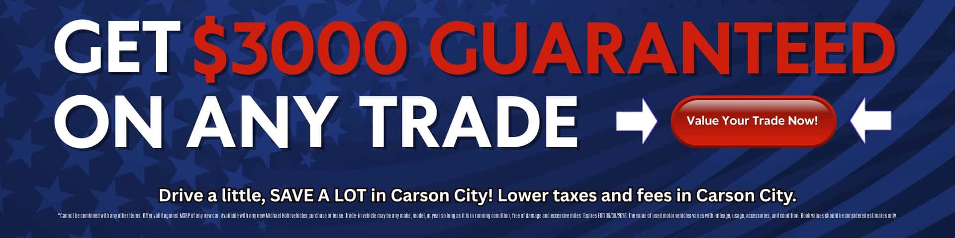 $3000 Guaranteed On Any Trade