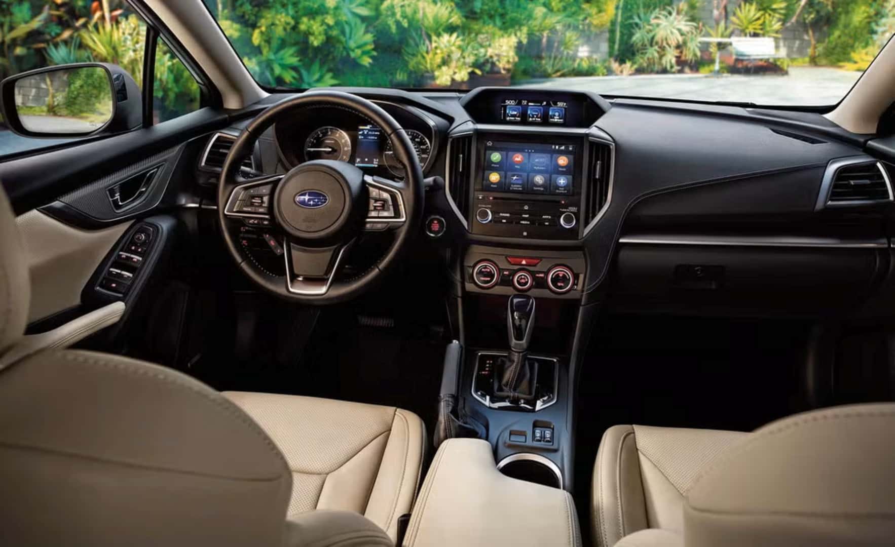 The Impressive Front Interior Of The Award-Winning Subaru Impreza