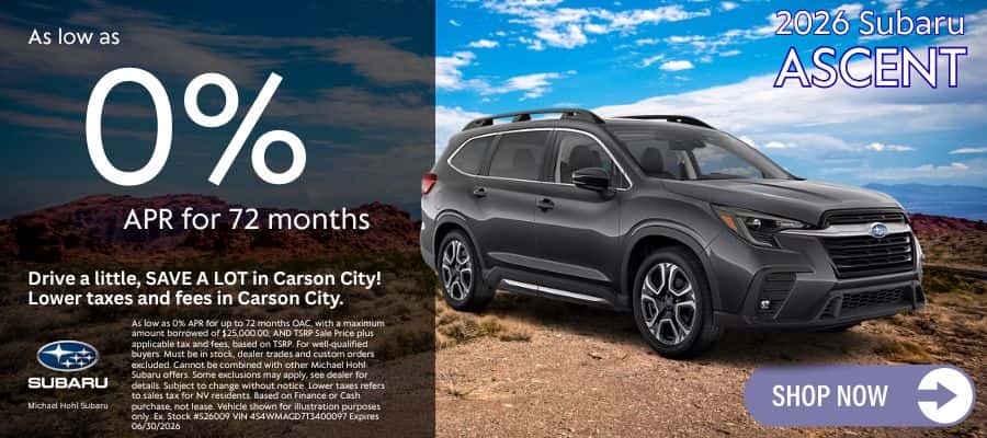 New 2026 Subaru Ascent