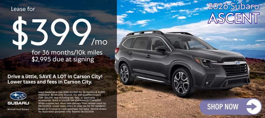 New 2026 Subaru Ascent