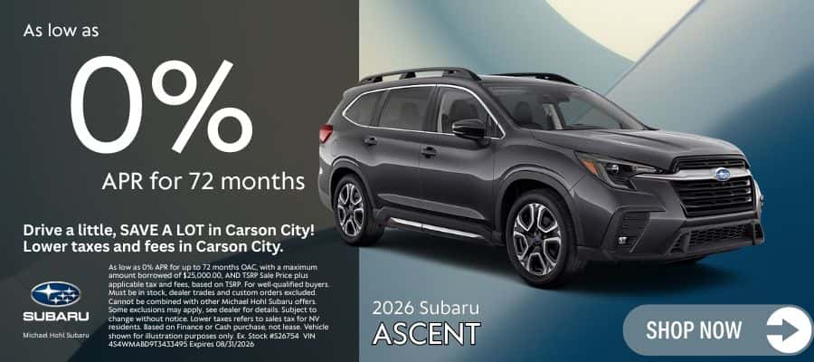 New 2026 Subaru Ascent