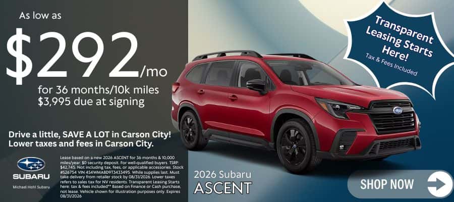 New 2026 Subaru Ascent