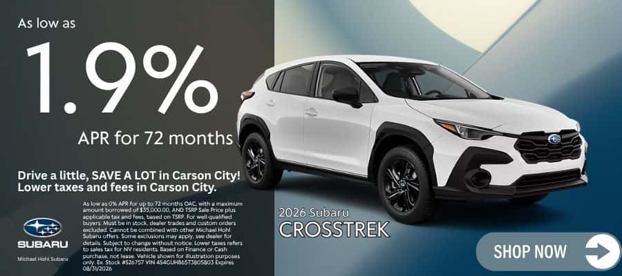 New 2026 Subaru Crosstrek