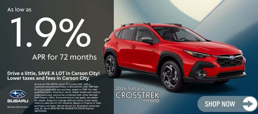 New 2026 Subaru Crosstrek Hybrid