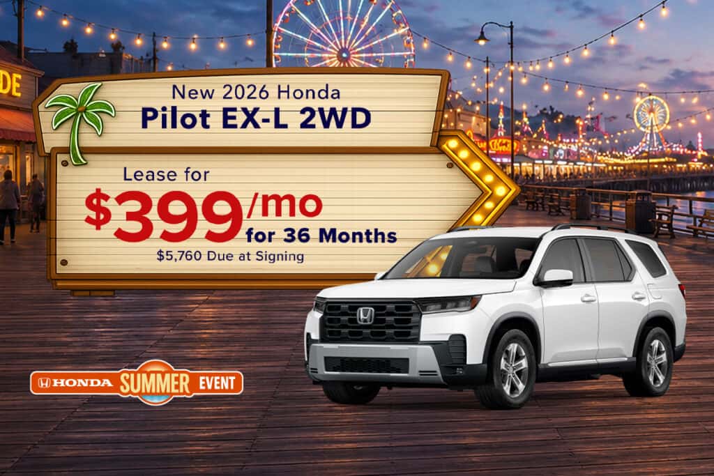 New 2026 Honda Pilot EX‑L 2WD