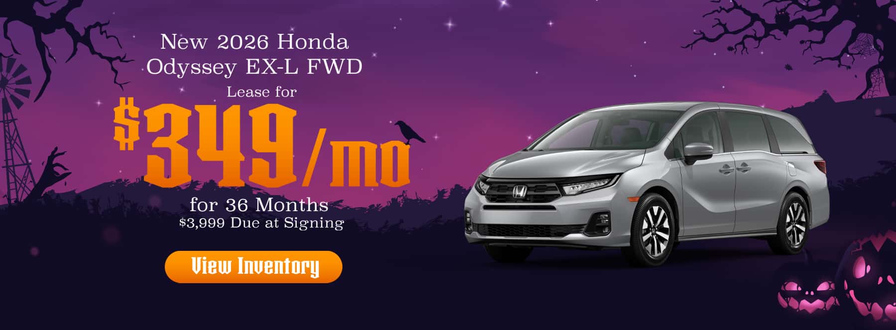 New 2026 Honda Odyssey EX‑L FWD