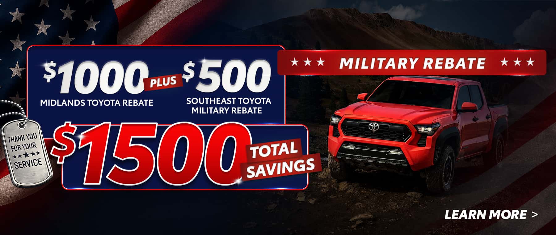 Toyota Military Rebate