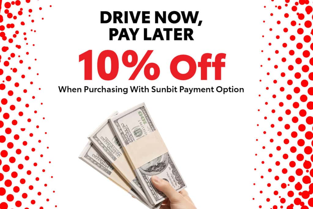 DRIVE NOW, PAY LATER