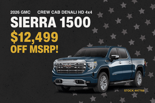 2026 GMC Sierra 1500 Denali special offer
