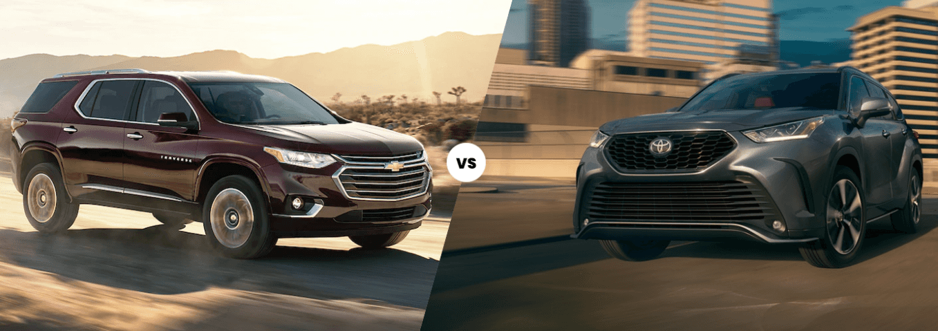 chevy traverse vs toyota highlander