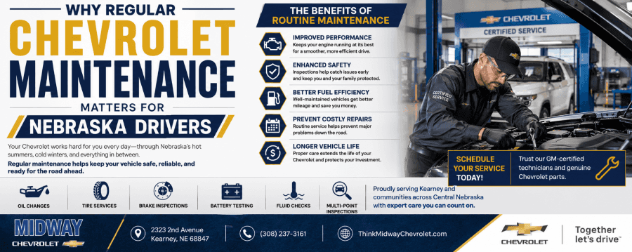Why Regular Chevrolet Maintenance Matters for Nebraska Drivers
