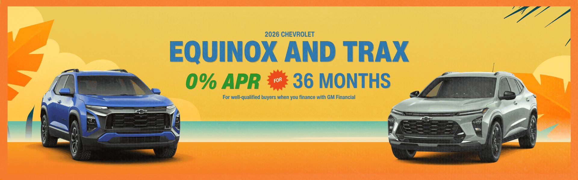Chevrolet Equinox & Trax – 0% APR