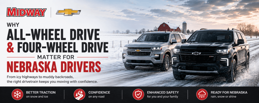All-Wheel Drive vs. Four-Wheel Drive for Nebraska Drivers