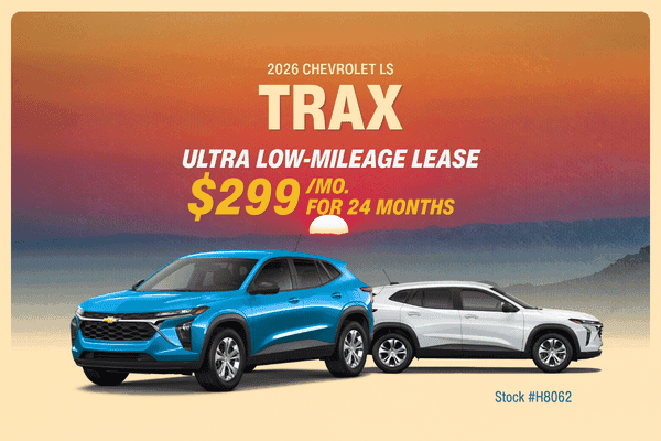 2026 Chevrolet Trax LS lease offer at Midway Chevrolet