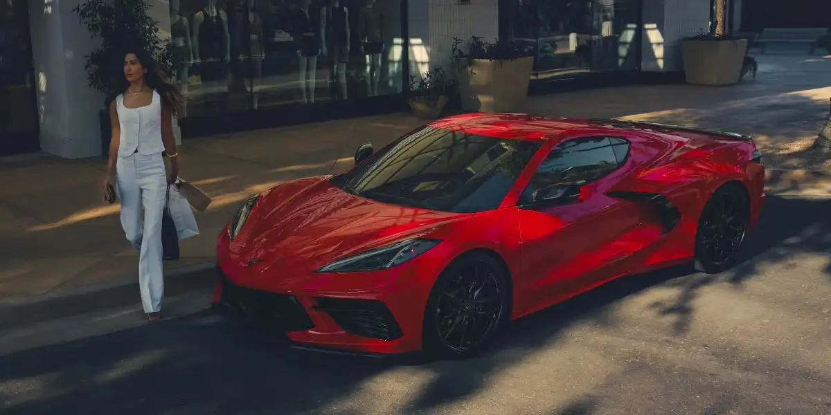2026 Chevrolet Corvette Stingray exterior with mid-engine proportions