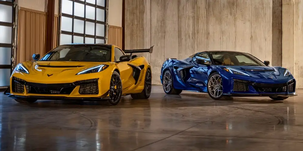 2026 Chevrolet Corvette ZR1 exterior with carbon aero and flow-through hood
