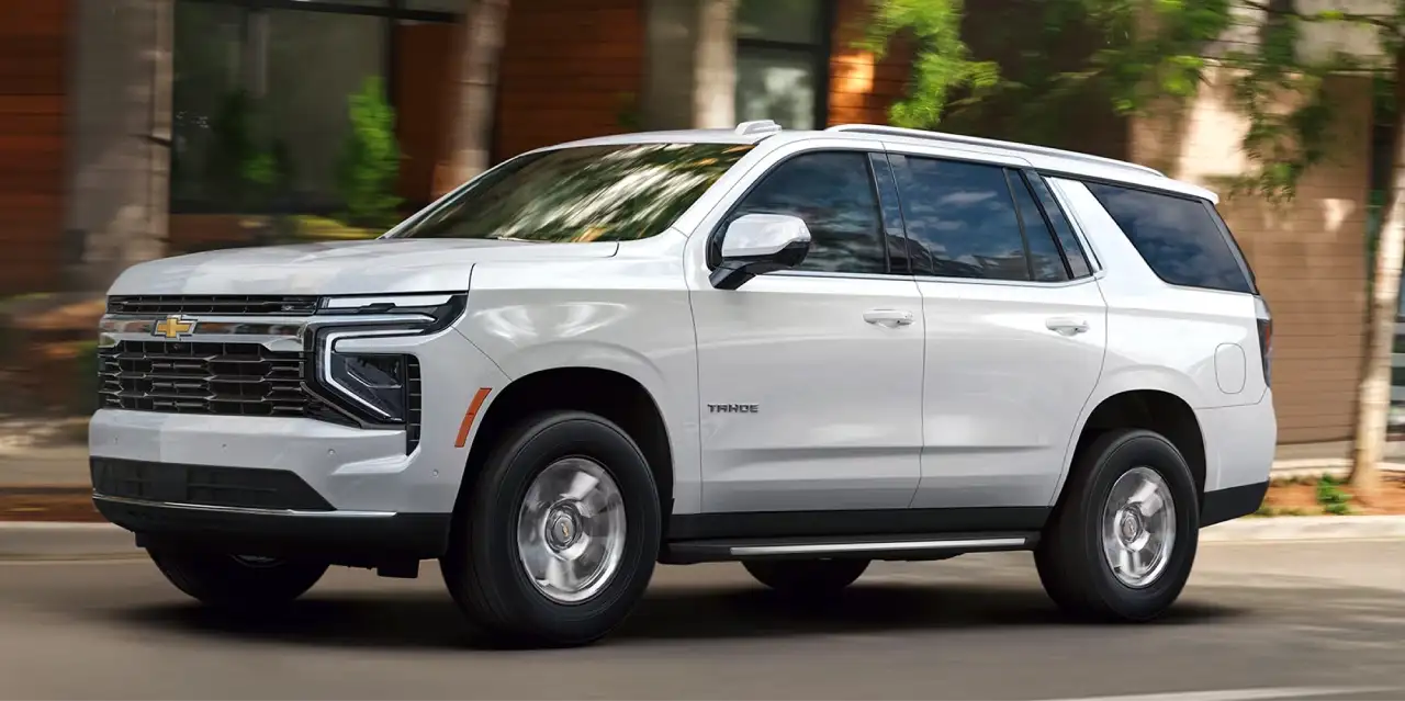 2026 Chevrolet Tahoe exterior with bold grille and LED lighting
