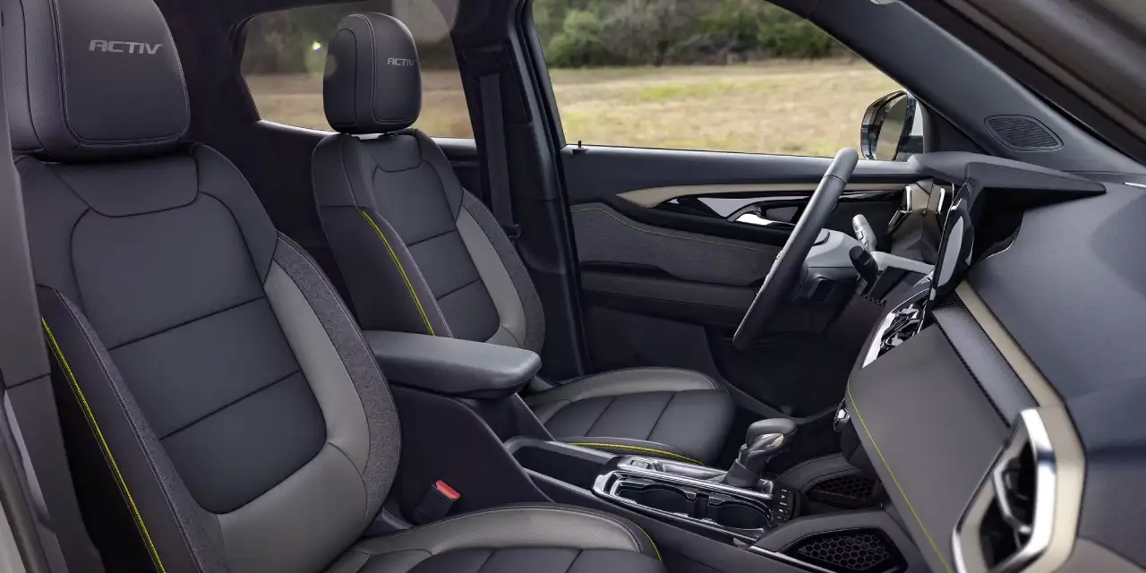 2026 Chevrolet Trailblazer interior with 11-inch touchscreen