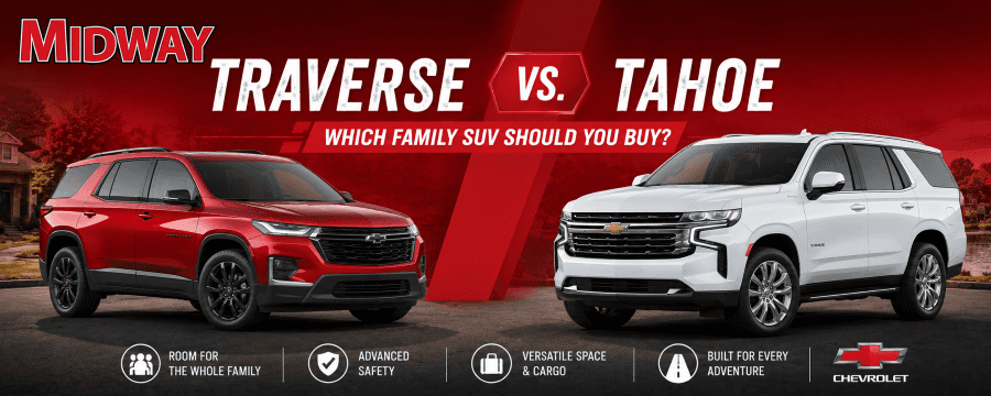 Chevrolet Traverse vs. Chevrolet Tahoe