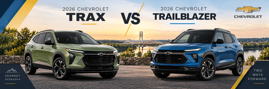 2026 Chevrolet Trax vs Trailblazer in Kearney Nebraska