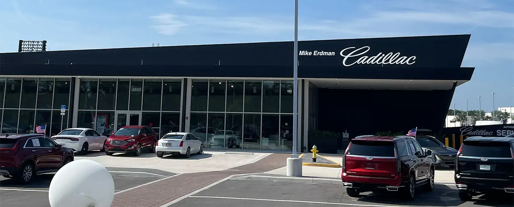 Mike Erdman Cadillac dealership front