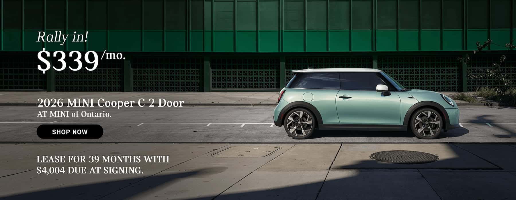 MINI-of-Ontario-Website-1800x700-2026-MINI-Cooper-C-2-Door-3