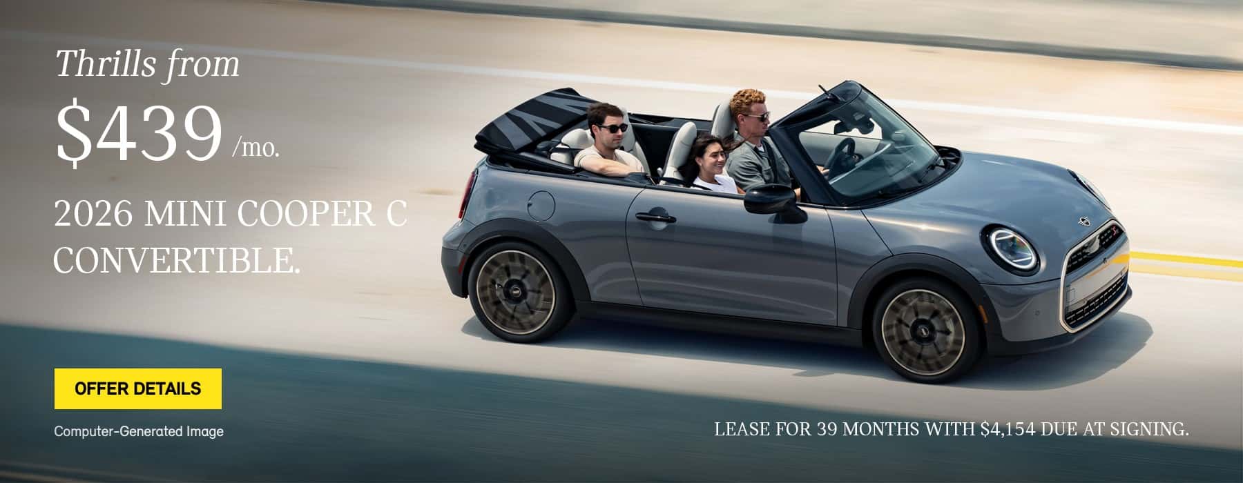 June 2026 MINI Cooper C Convertible Lase