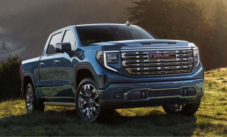 GMC Truck parked on a field