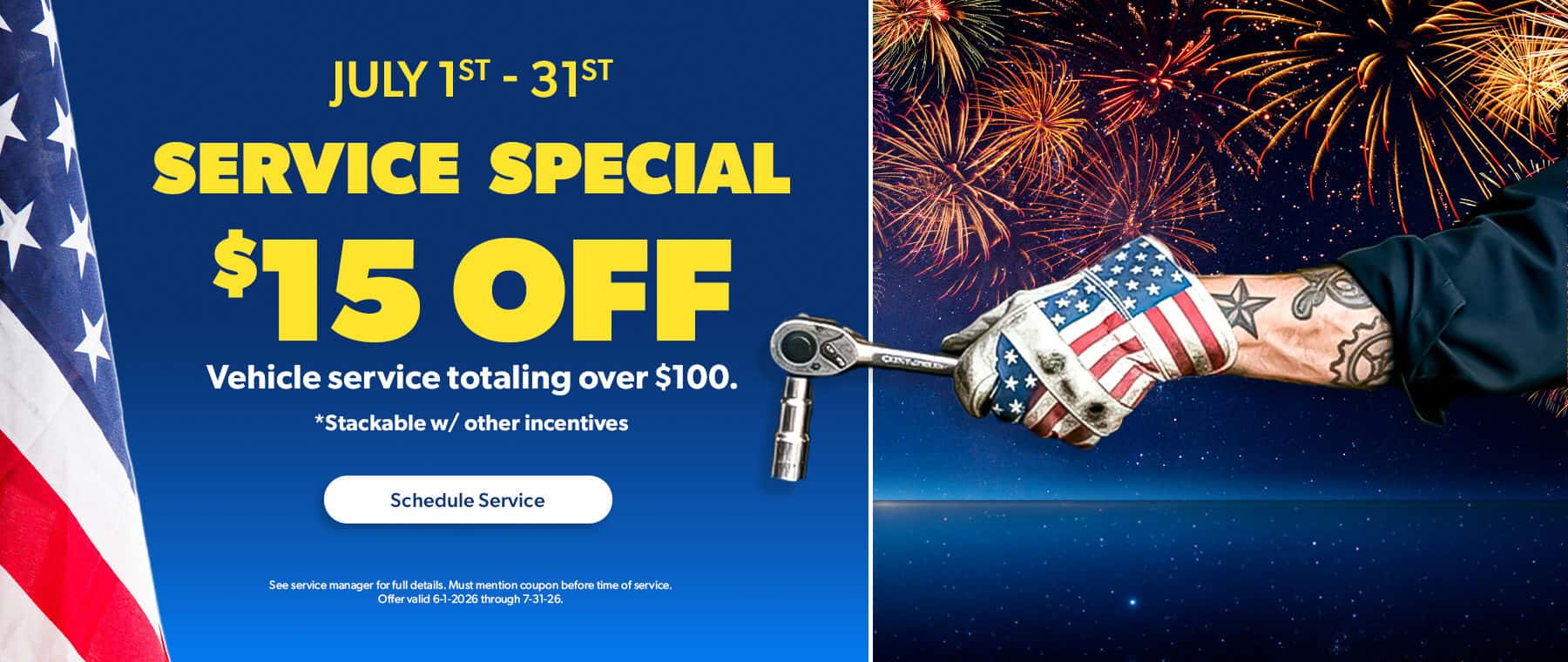 Service Special July