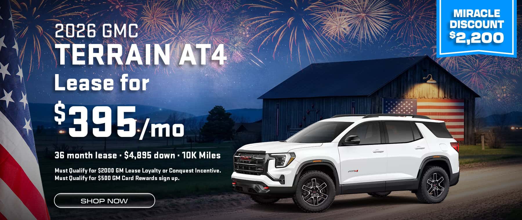 GMC Terrain July Offer